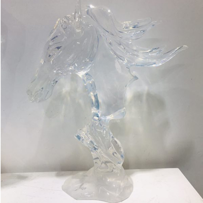 高透明樹(shù)脂水晶工藝品馬頭擺件室內(nèi)家居商務(wù)禮品 高透明樹(shù)脂水晶工藝品馬頭擺件室內(nèi)家居商務(wù)禮品