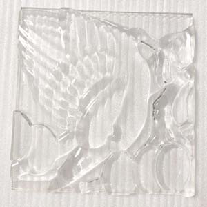 透明水晶工藝品浮雕雕花高透明家居裝飾品