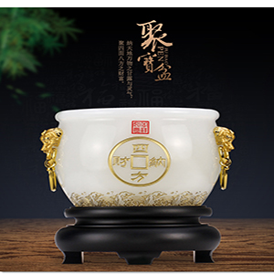 招財(cái)聚寶盆琉璃工藝品擺件新居喬遷公司樹(shù)脂工藝品 招財(cái)聚寶盆琉璃工藝品擺件新居喬遷公司樹(shù)脂工藝品