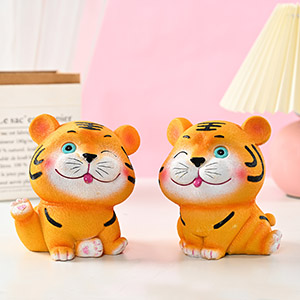 樹(shù)脂工藝品虎儲(chǔ)蓄罐擺件虎寶寶生日禮品 樹(shù)脂工藝品虎儲(chǔ)蓄罐擺件虎寶寶生日禮品